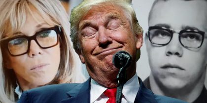 Конец транс*-леди Брижит Макрон: Трамп поставил точку в расследовании о трансгендерности* жены президента Франции